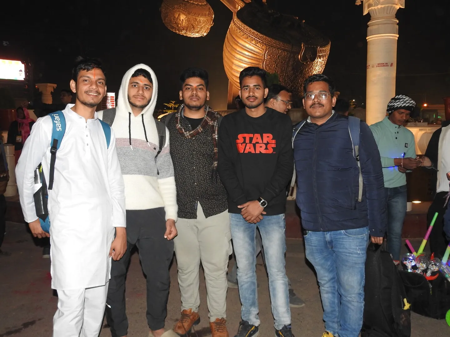 Banaras Friends and Rahul at Ayodhya 2