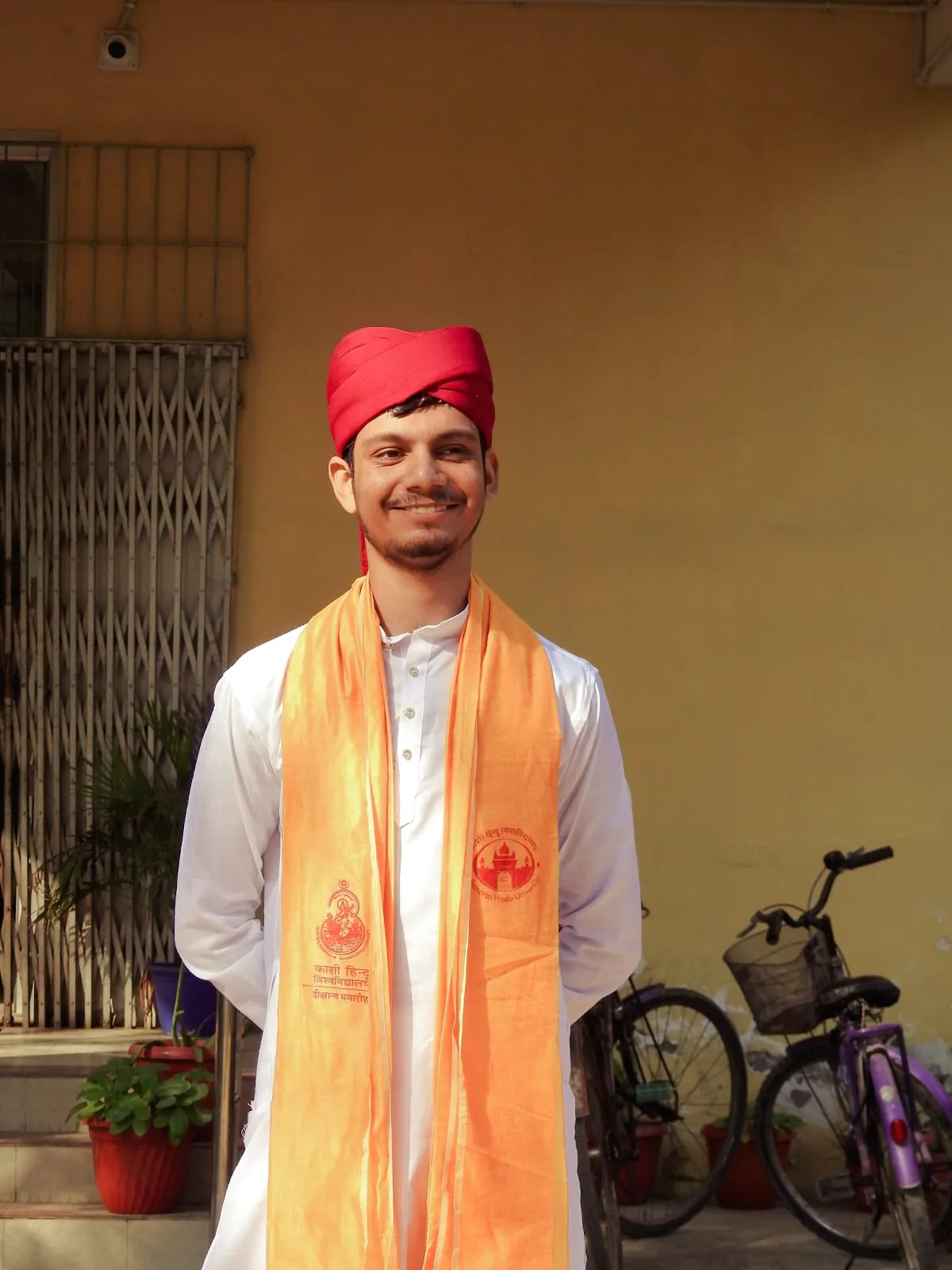 My Pic at my department during Convocation 2