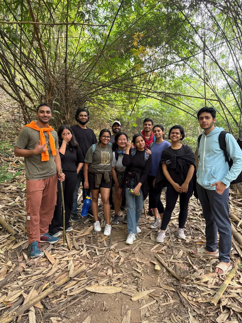 Group Photo in Forest while trekking