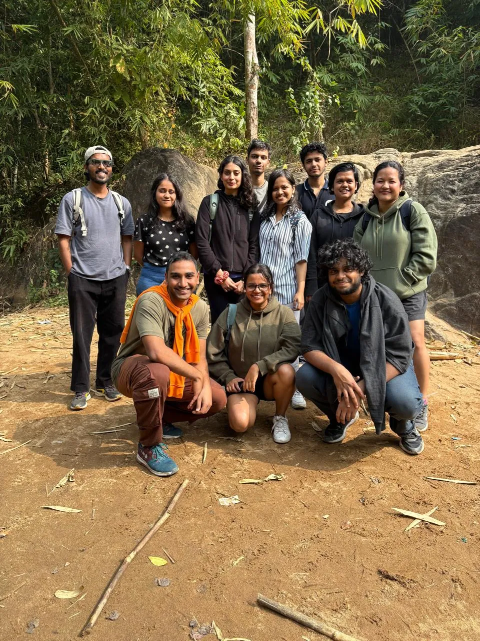 Trek Group Photo before departing back to college