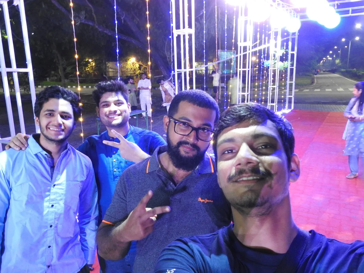 Diwali selfie with Siang friends
