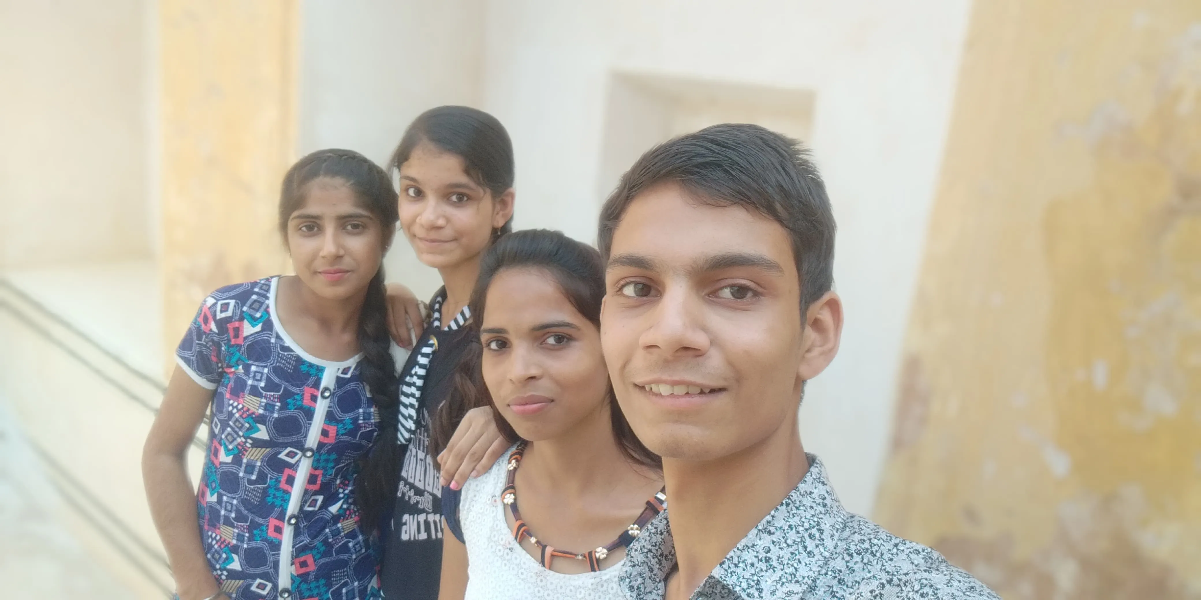 Selfie with two inseparable friends