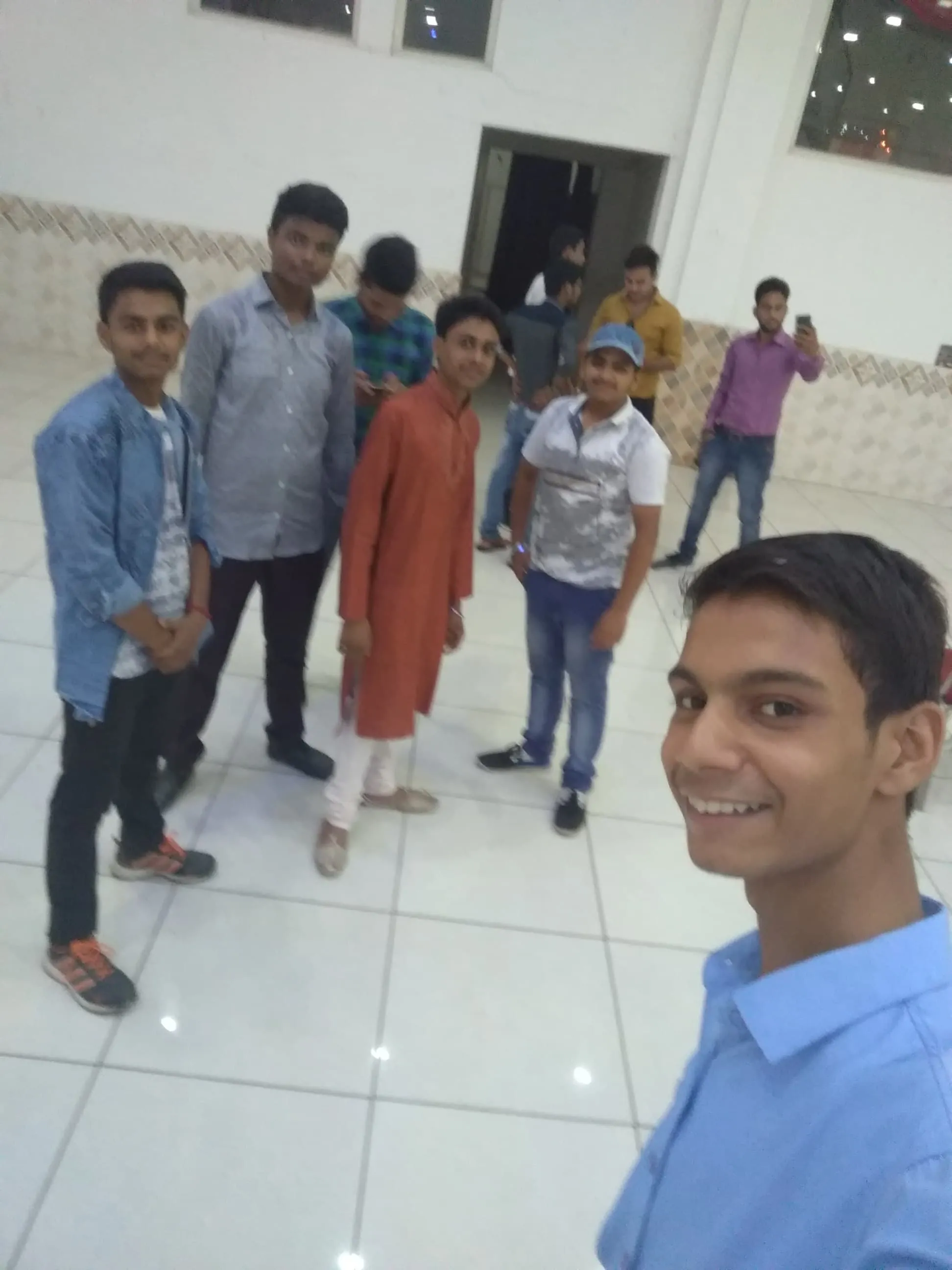 School friends united at marriage in friend's relation