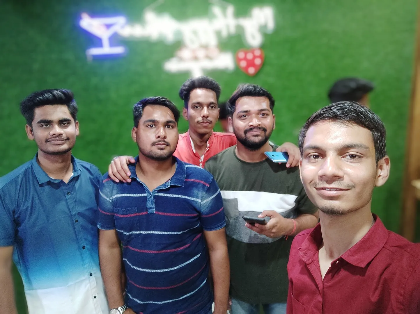 School Boys having fun at CSB Pre-holi Celebration