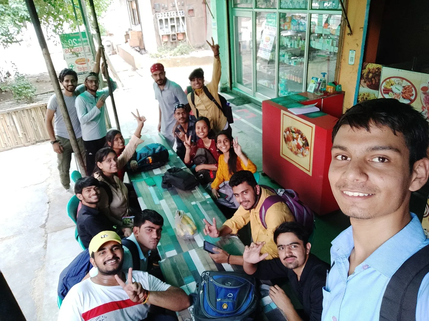 Lunch with the polymer science group