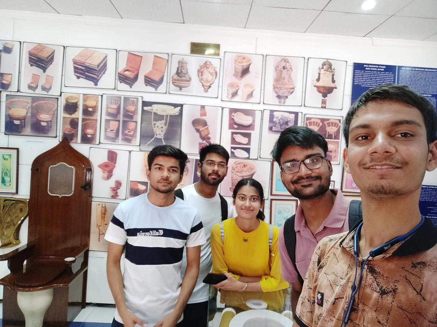 Group selfie at the museum near PG