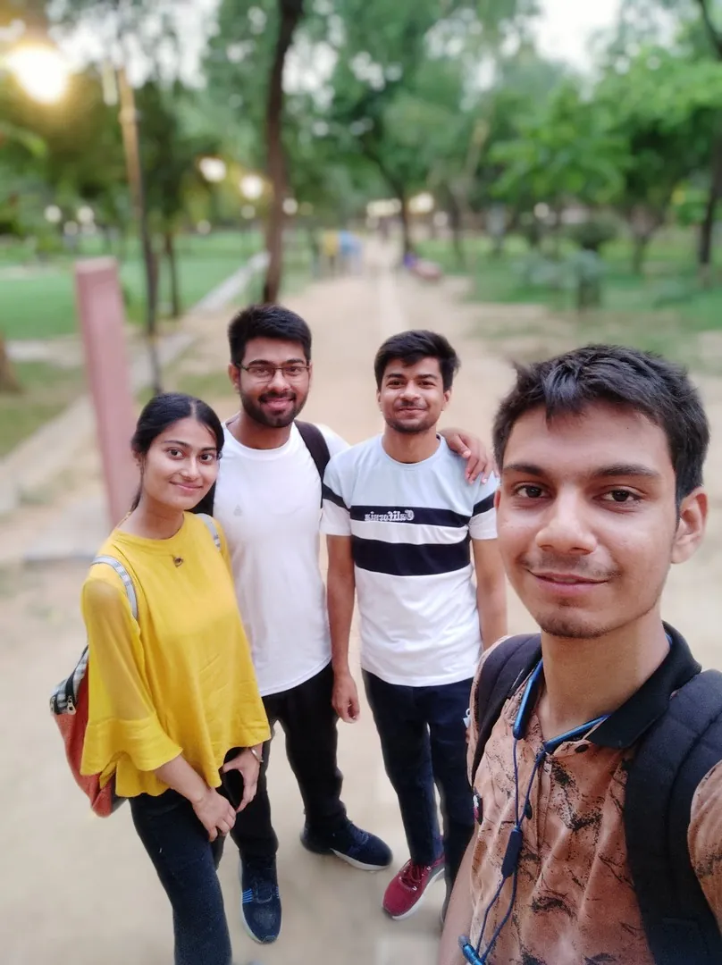 Group selfie together at Park